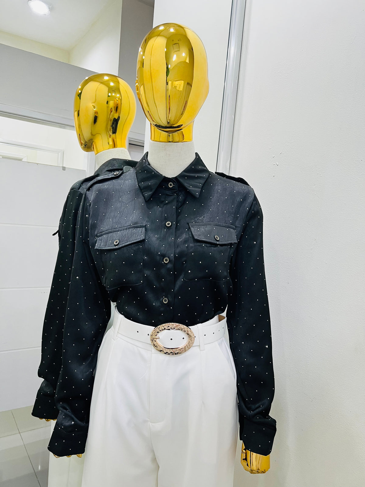 Blusa de brillos