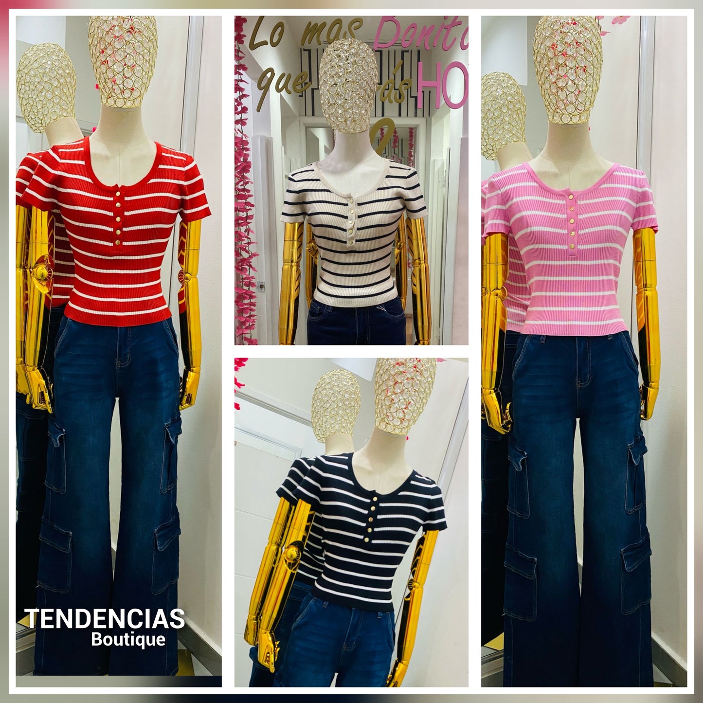 Blusa de tejido Rayas