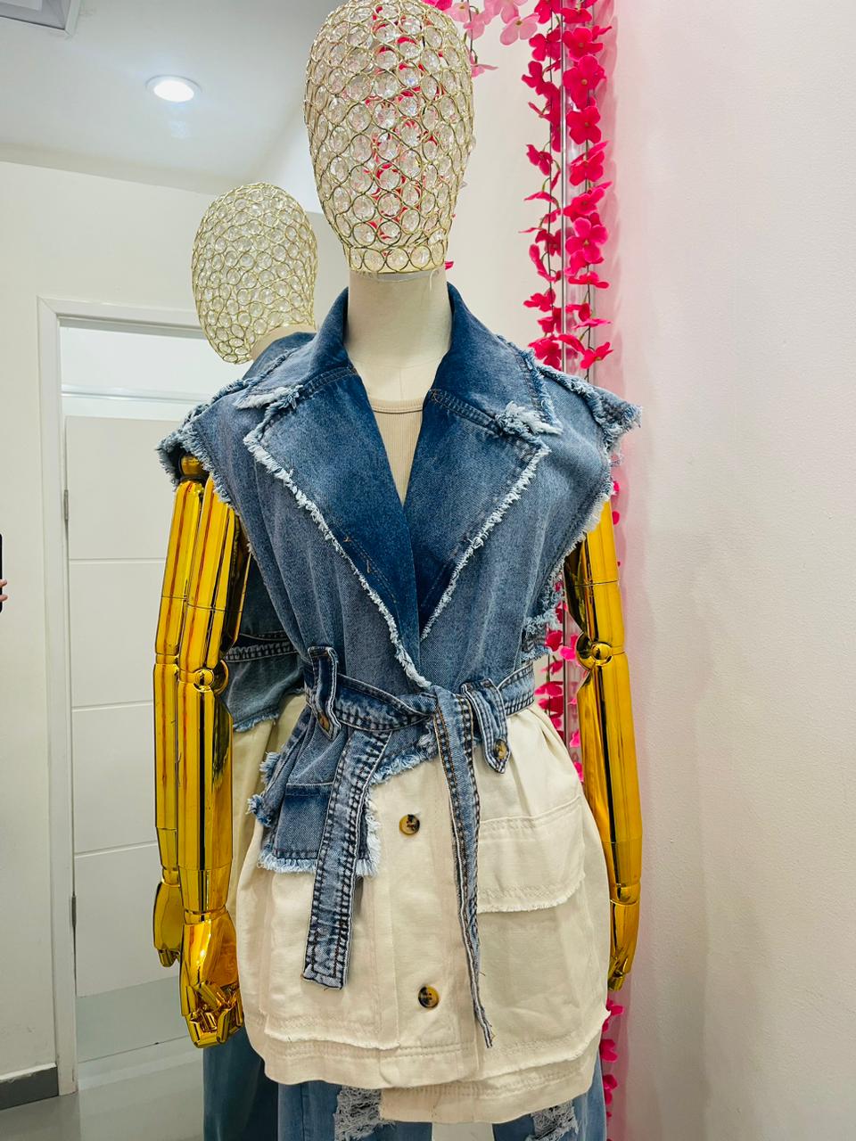 Blusa Mezclilla