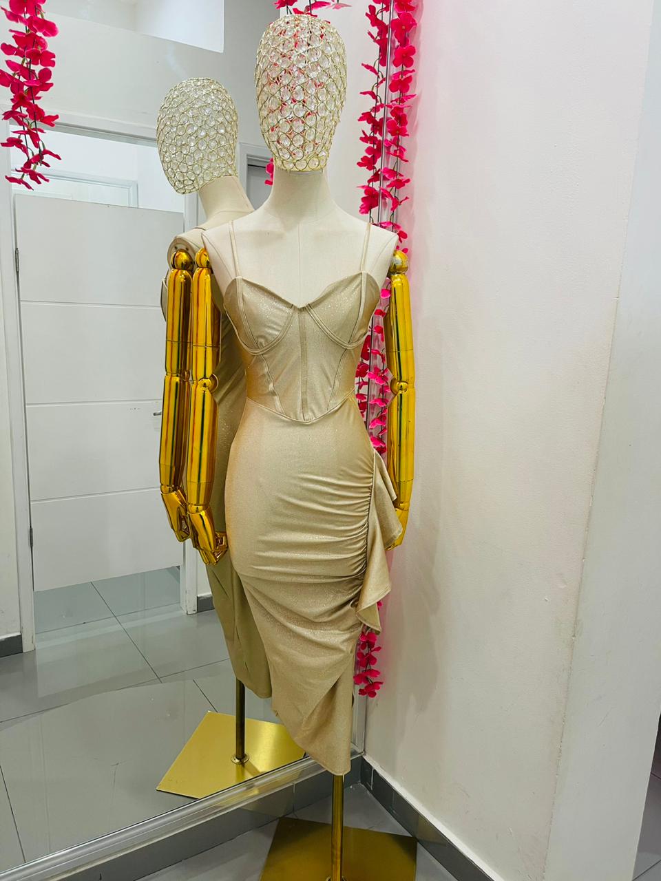 Vestido Brillos Tirantes