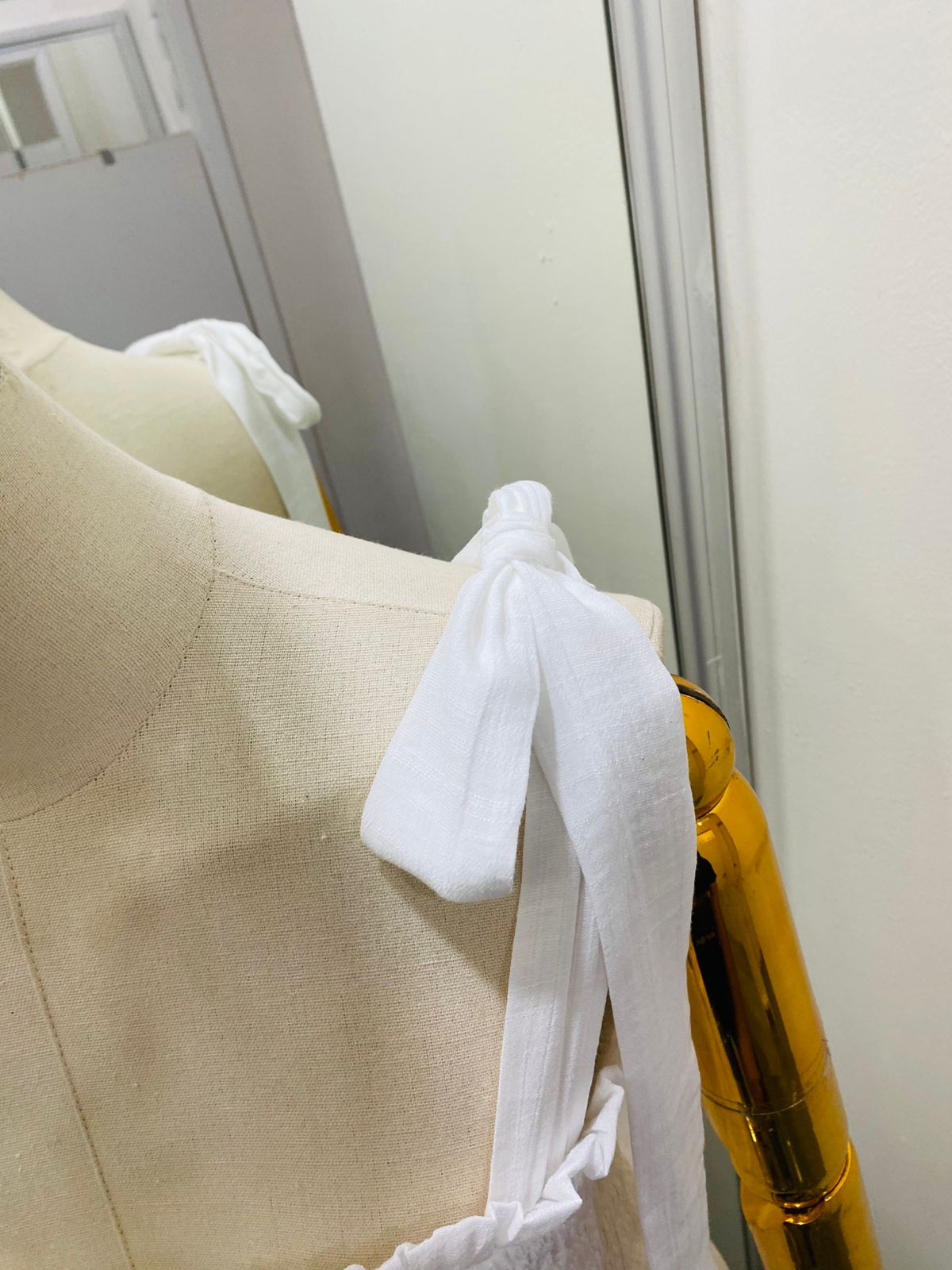 Vestido Elástico Moño