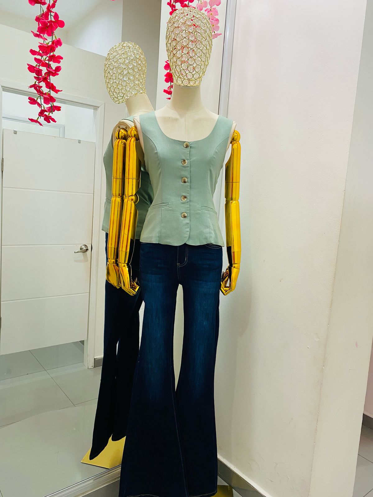 Blusa Lino Botones
