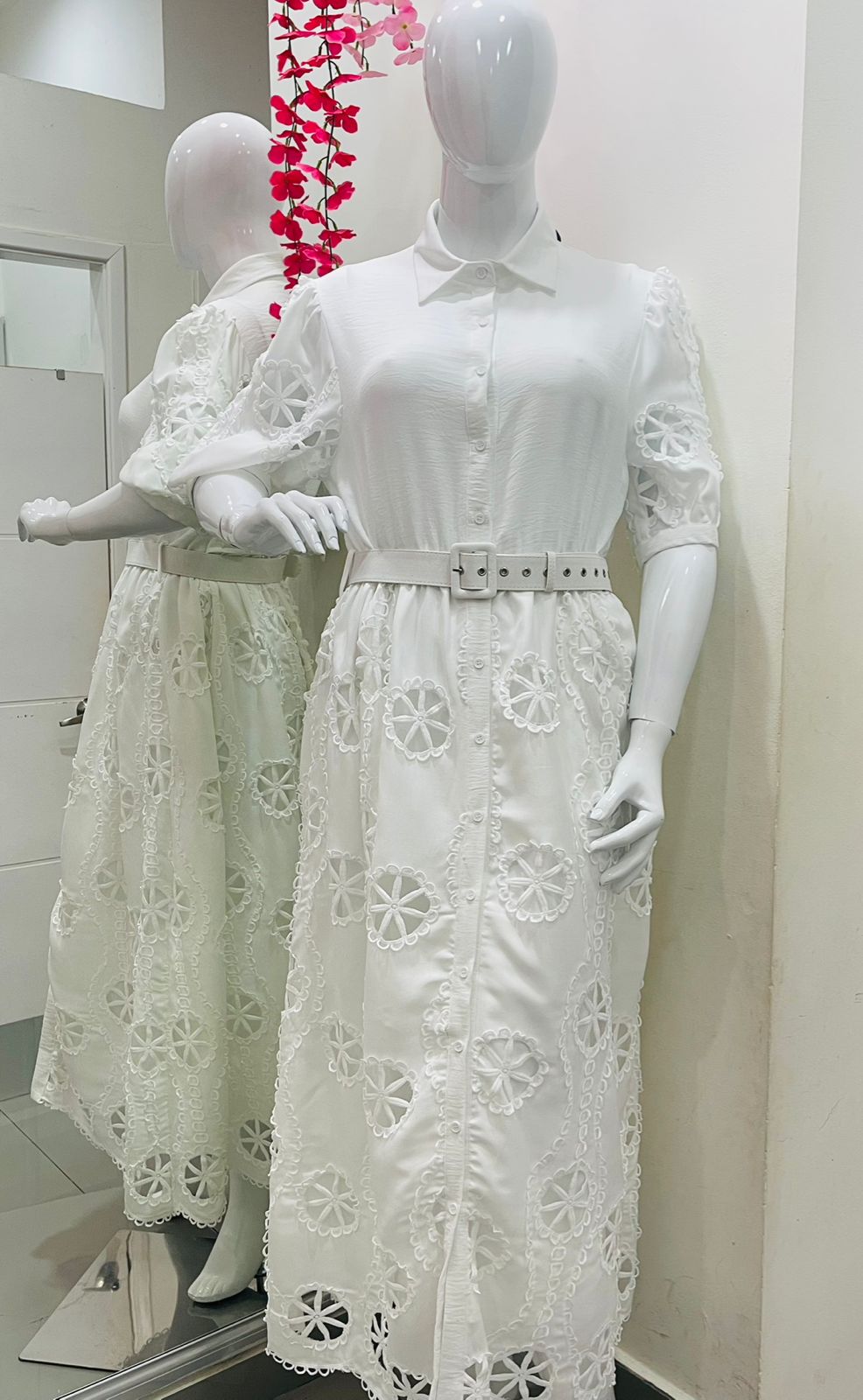 Vestido con bordados
