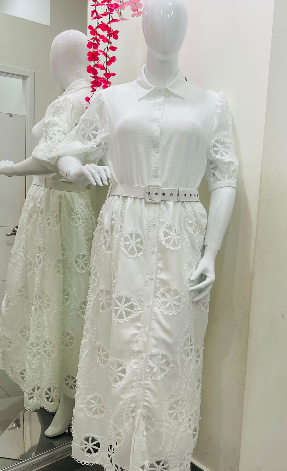 Vestido con bordados
