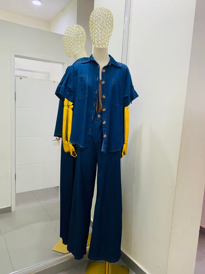 Conjunto demin pantalón y camisa