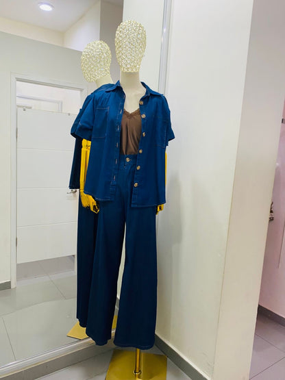 Conjunto demin pantalón y camisa