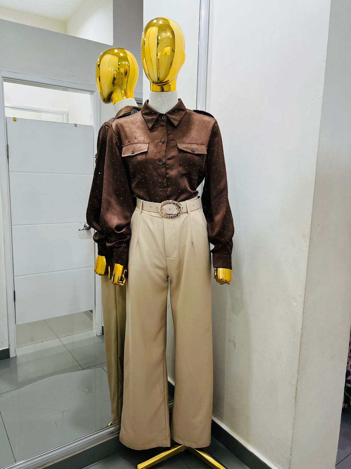 Blusa de brillos