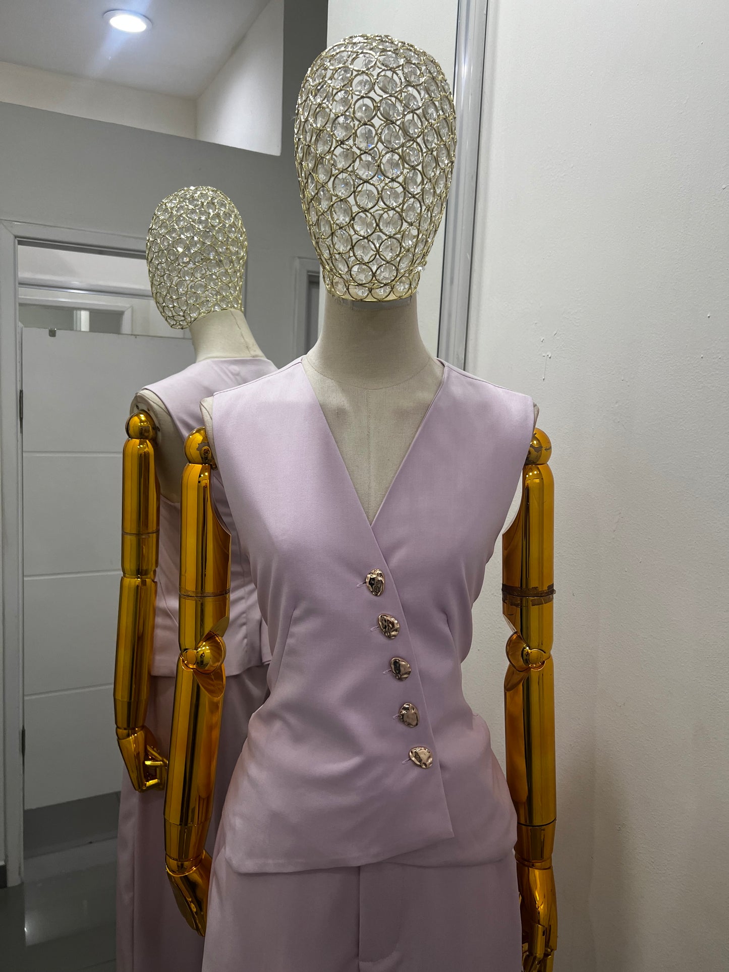 Set lila de tres piezas