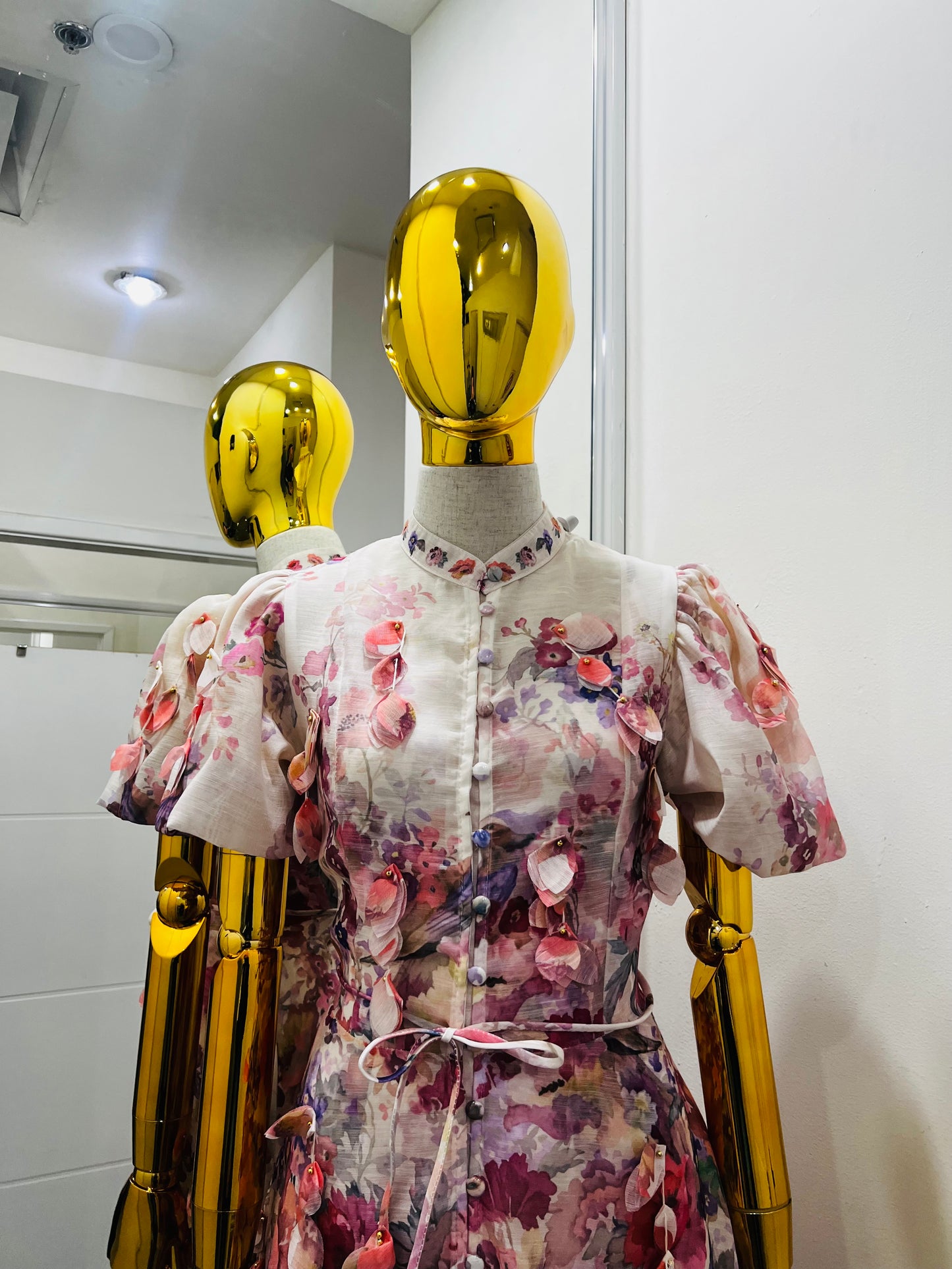 Vestido con flores