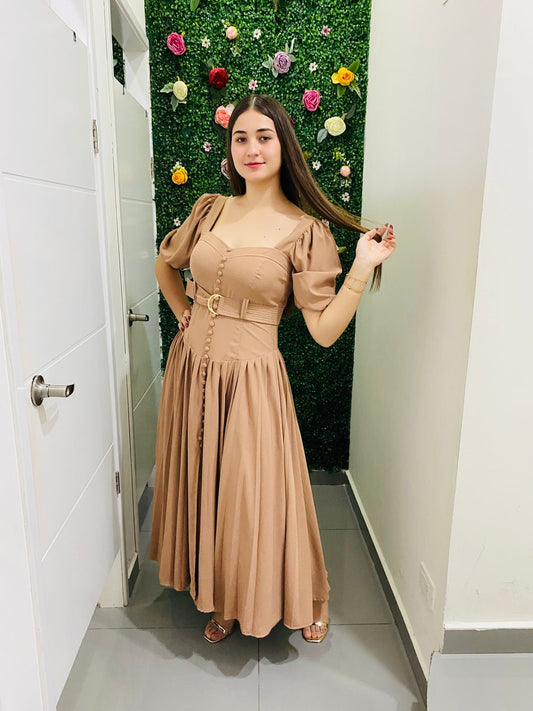 Vestido botones
