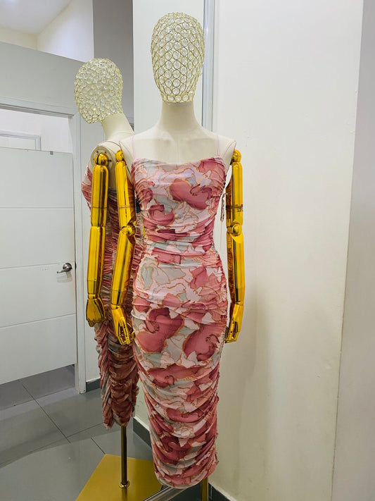 Vestido bodycon estampado