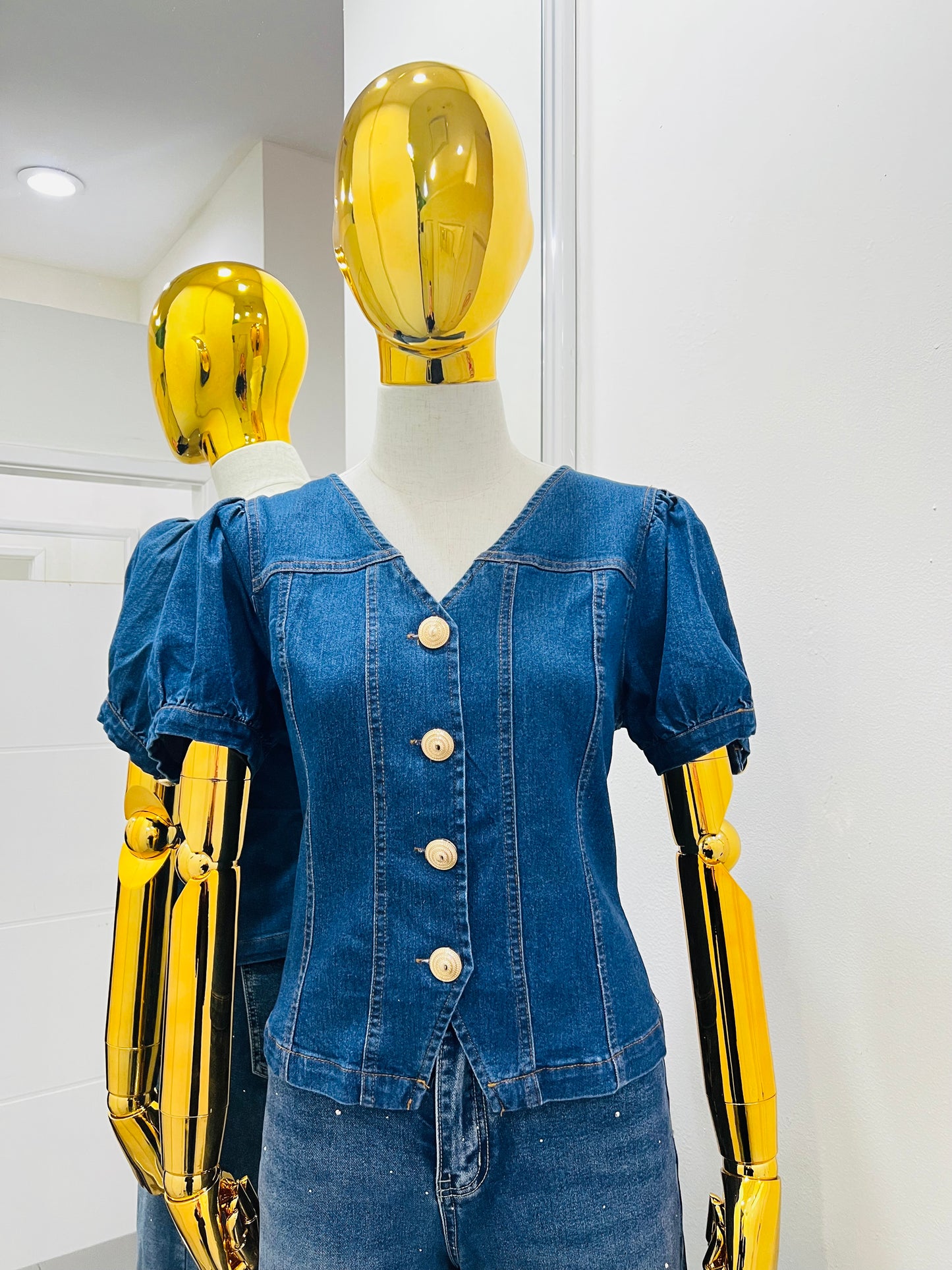 Blusa de mezclilla