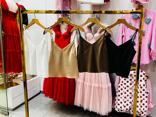 Blusa de tirantes satín