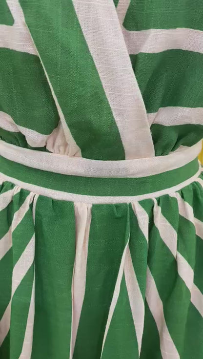 Vestido Estampado Lino