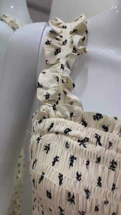 Vestido Elástico Estampado