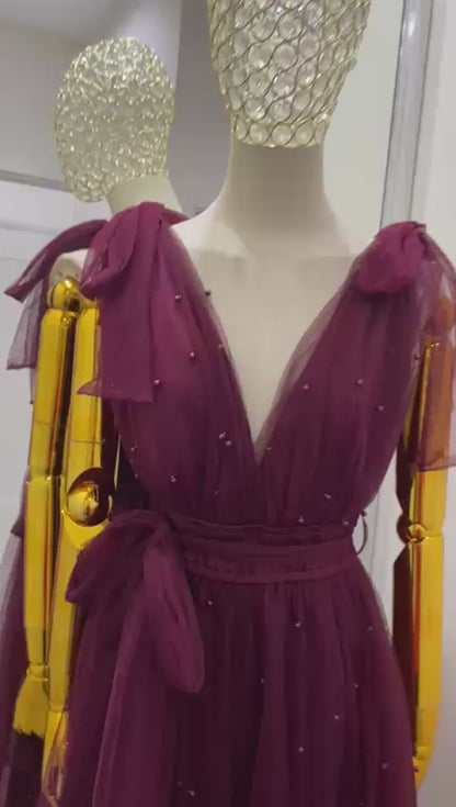 Palazo dama tinto
