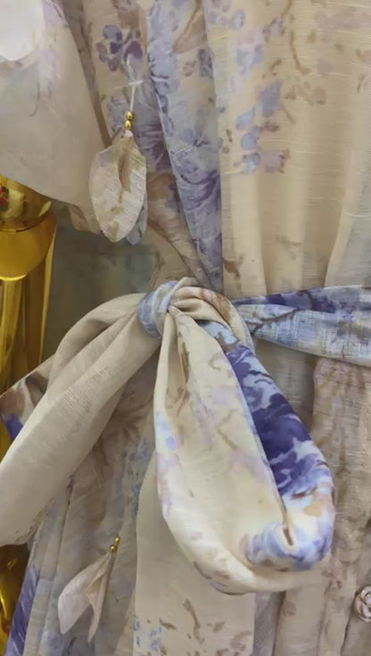 Vestido Flores 3D