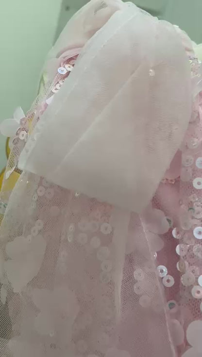 Vestido dama rosa