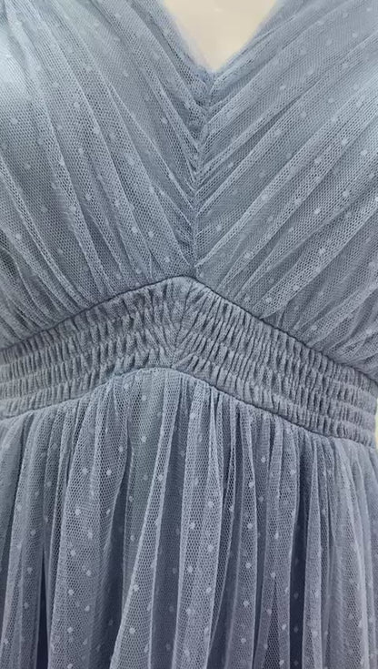 Vestido Olanes Azul
