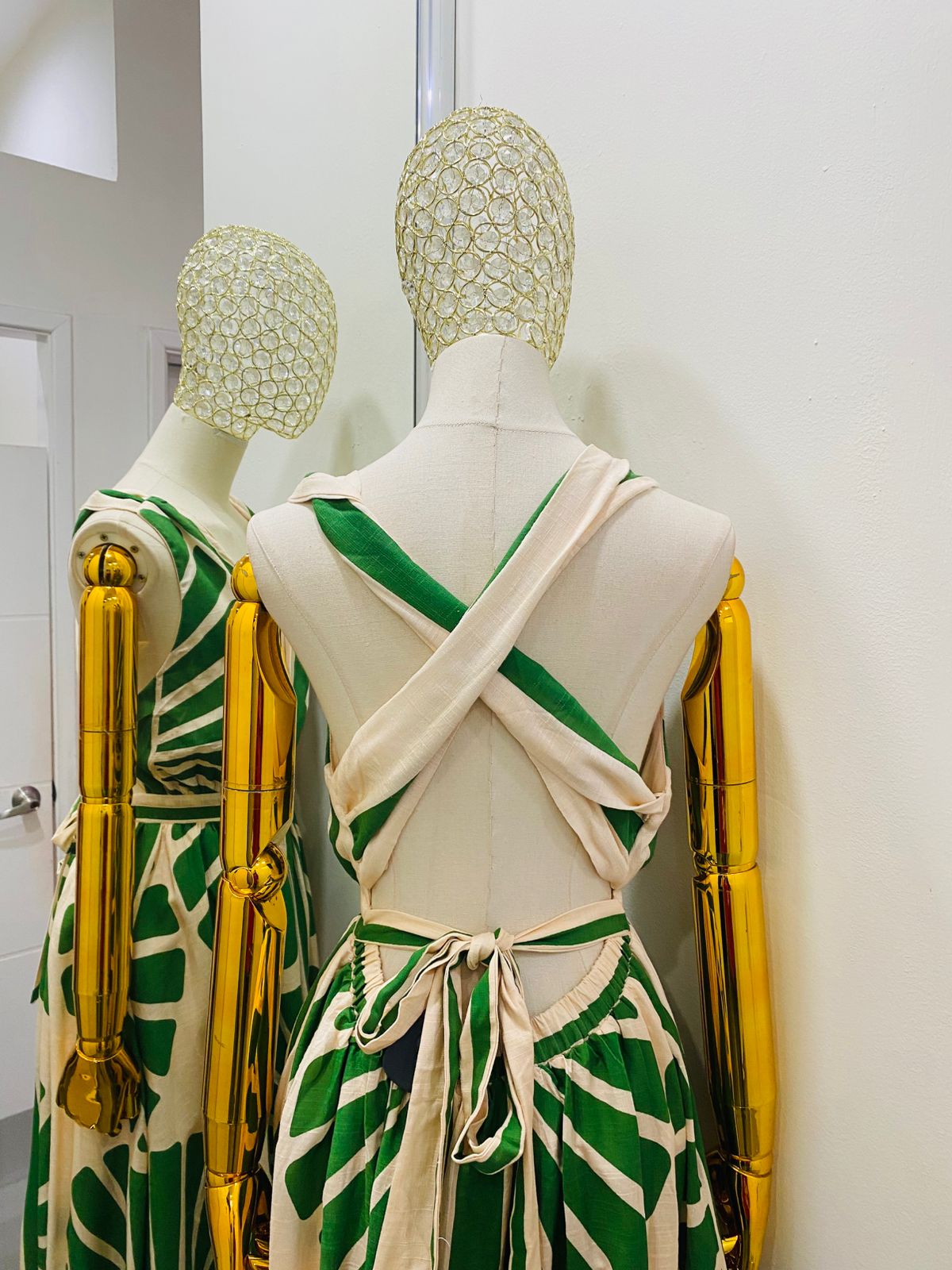 Vestido Estampado Lino
