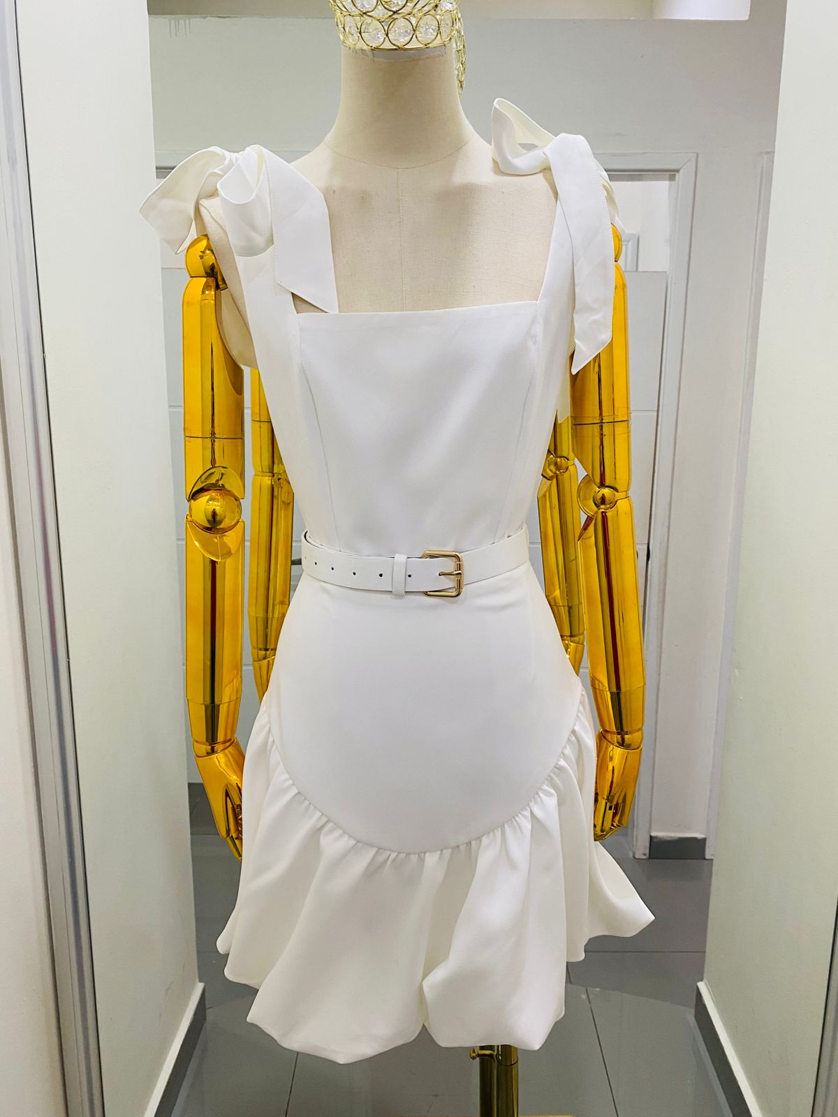 Vestido Moños Cinto
