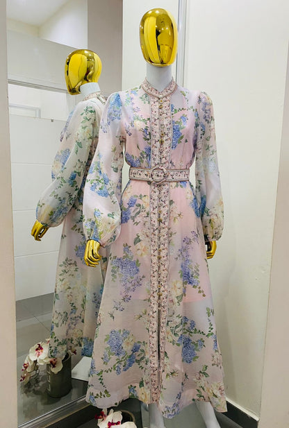 Vestido Botones Cristales