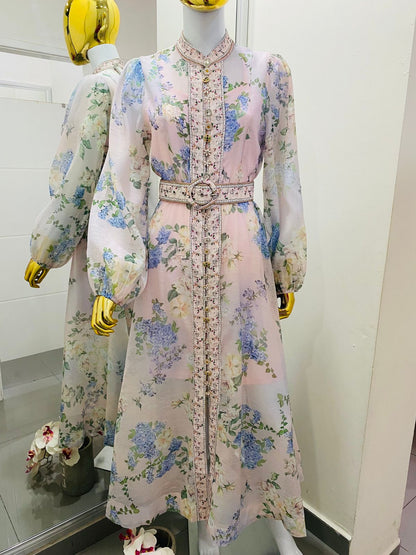 Vestido Botones Cristales