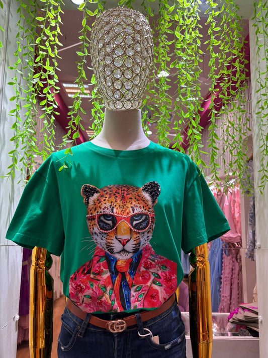 Camiseta Tigre Cristales