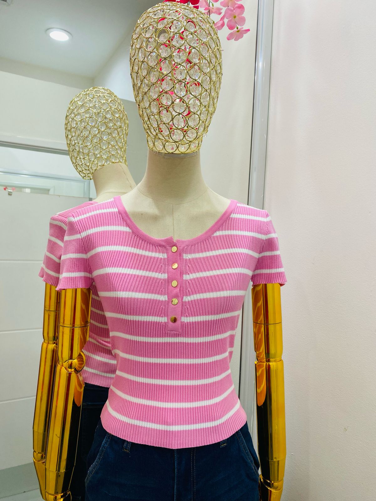 Blusa de tejido  Rayas