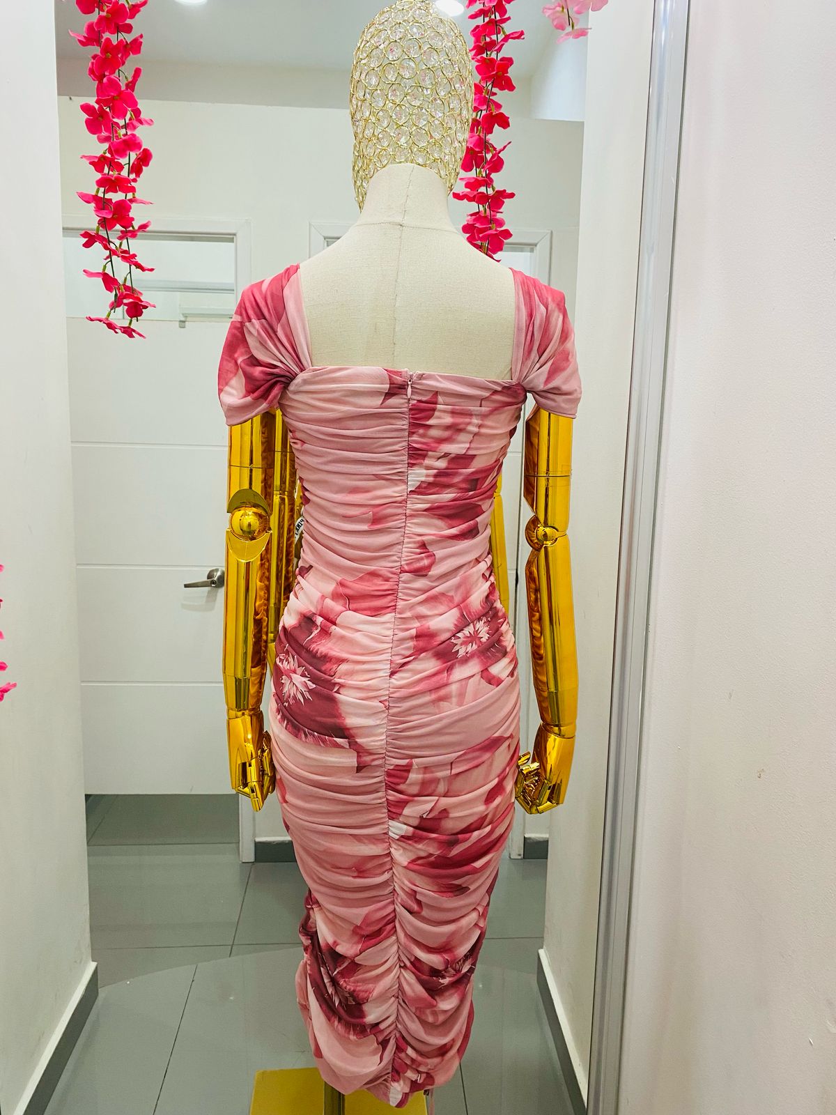 Vestido Mesh Estampado
