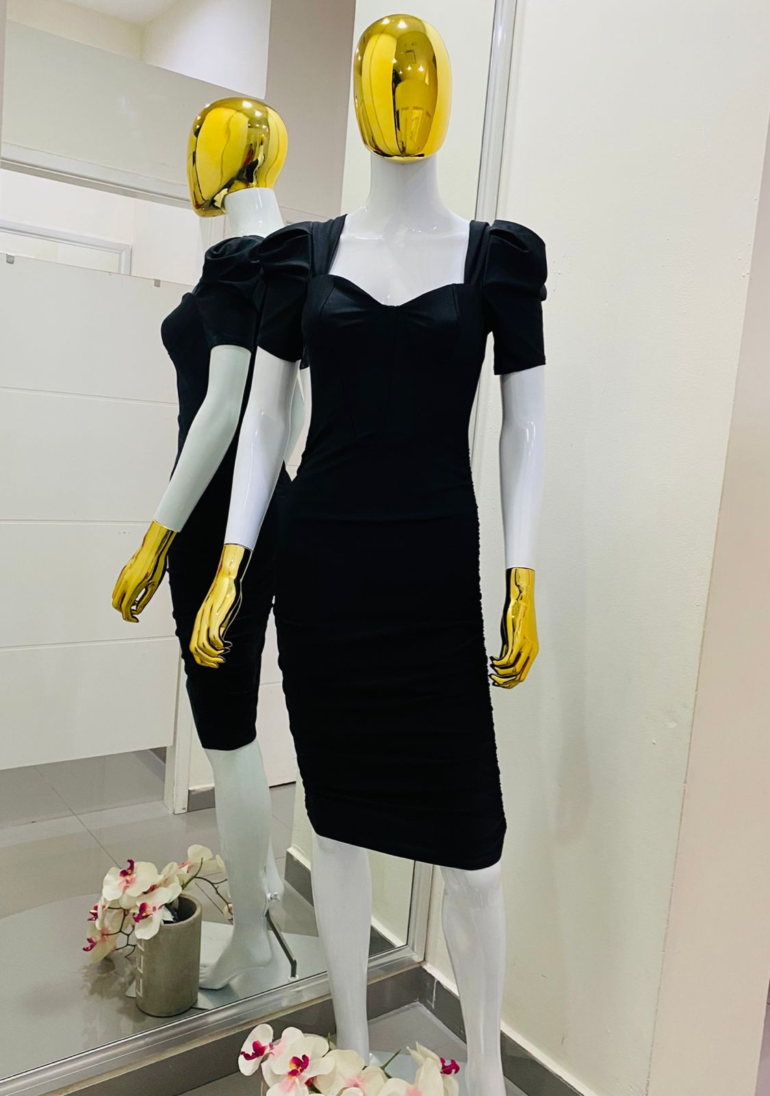 Vestido Licra Satinado