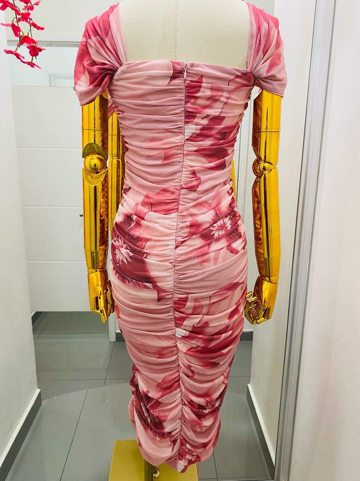 Vestido Mesh Estampado