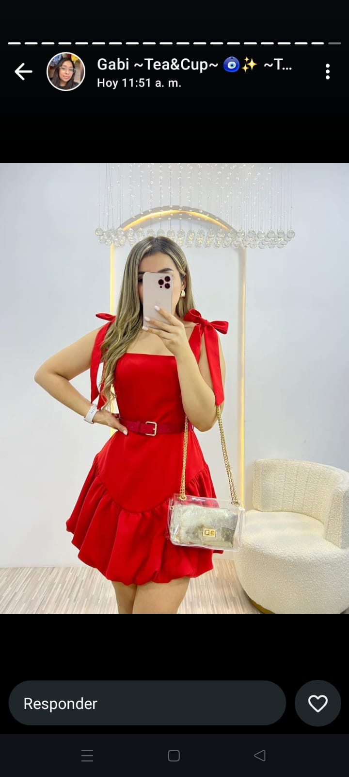 Vestido Moños Cinto