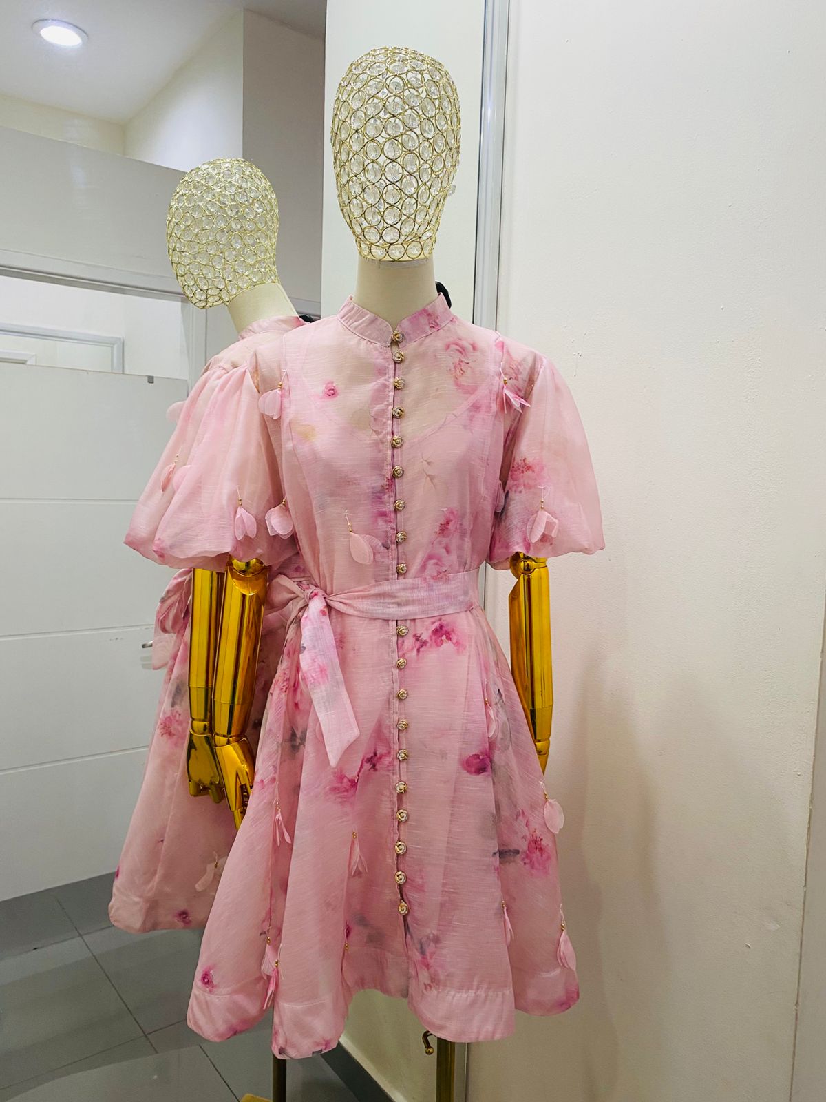 Vestido Flores 3D