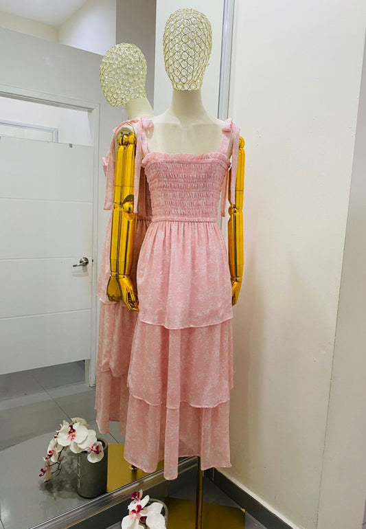 Vestido Olanes Rosa