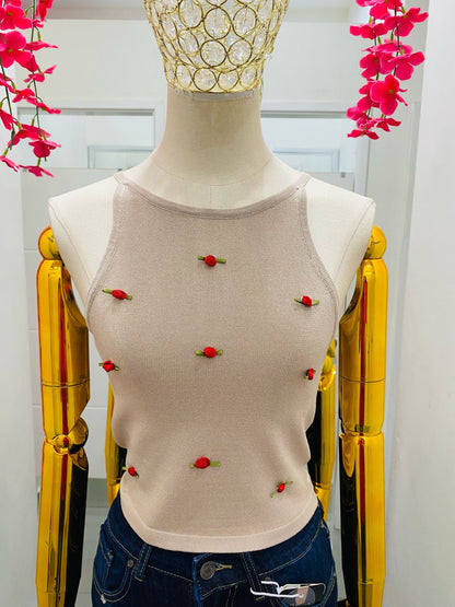 Blusa de Tejido Rosas