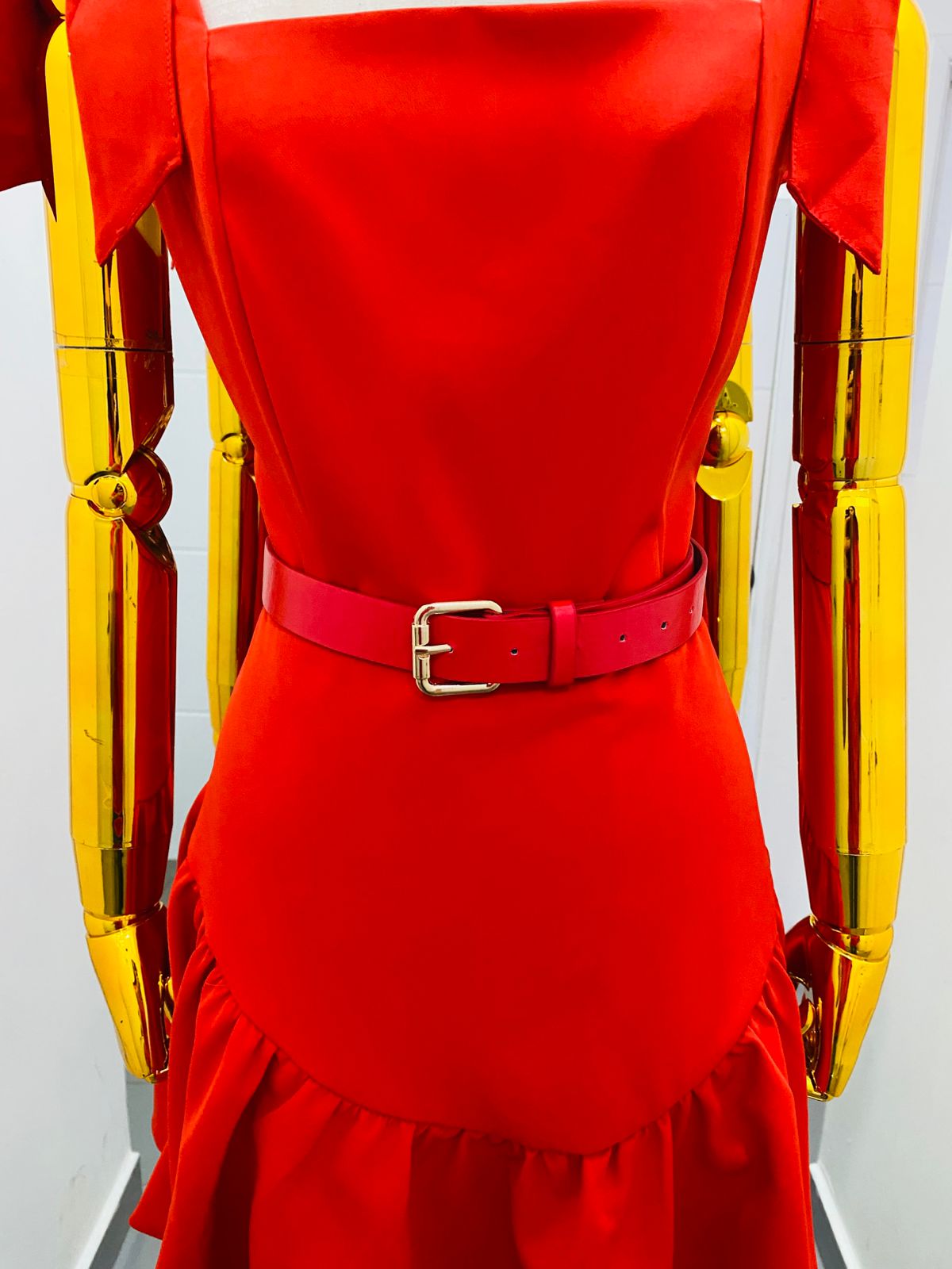 Vestido Moños Cinto