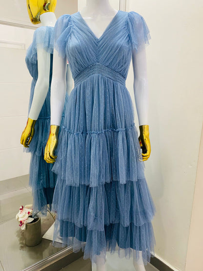 Vestido Olanes Azul