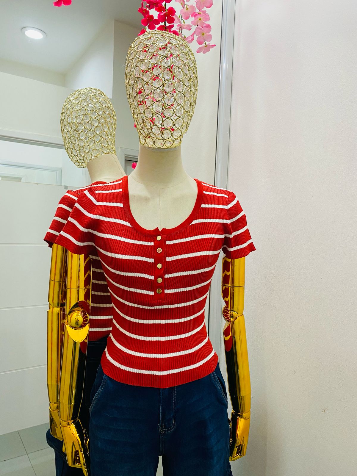 Blusa de tejido  Rayas