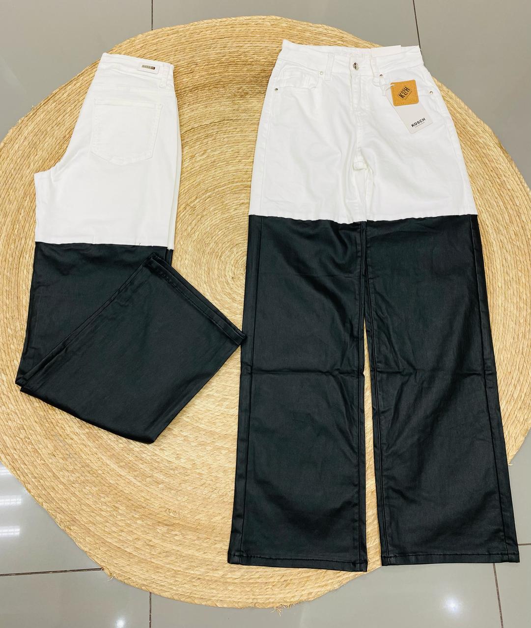 Pantalón Combinado Vinil