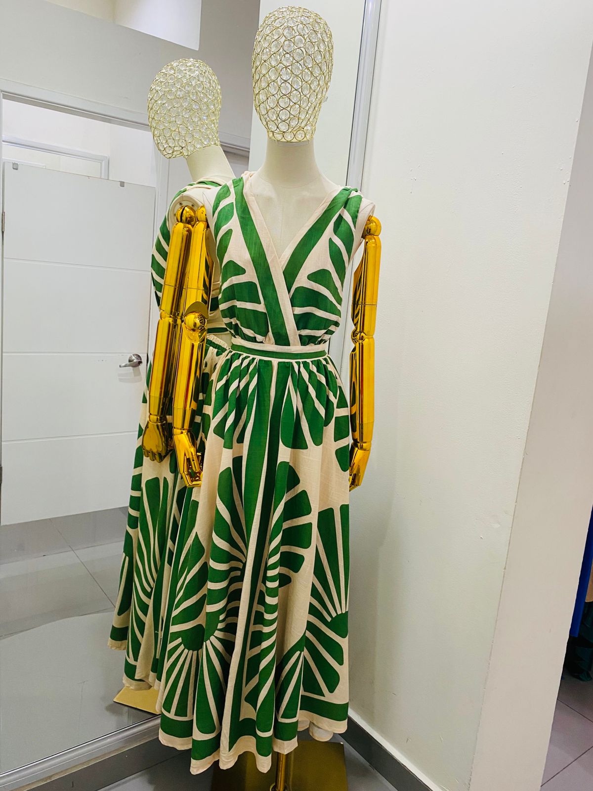 Vestido Estampado Lino