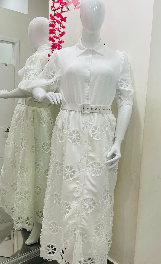 Vestido  con bordados