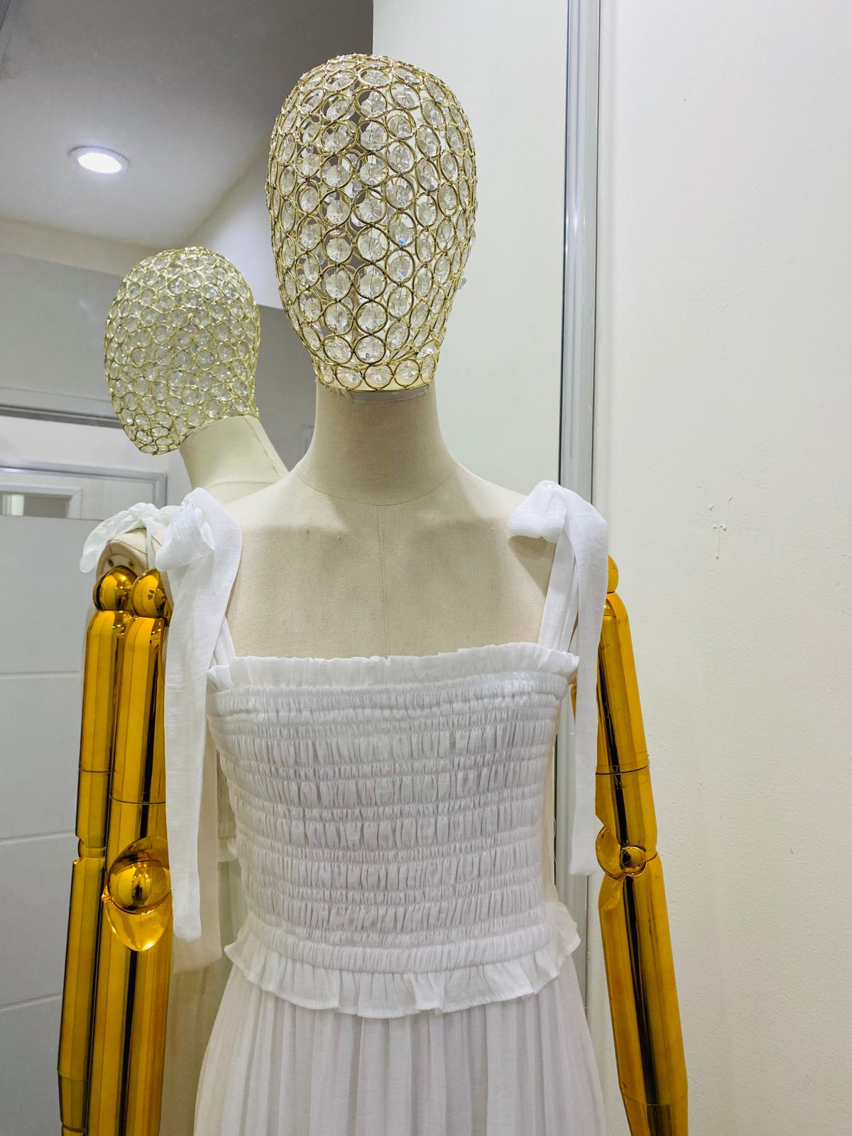 Vestido Elástico Moño
