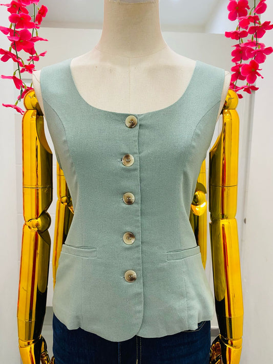 Blusa Lino Botones