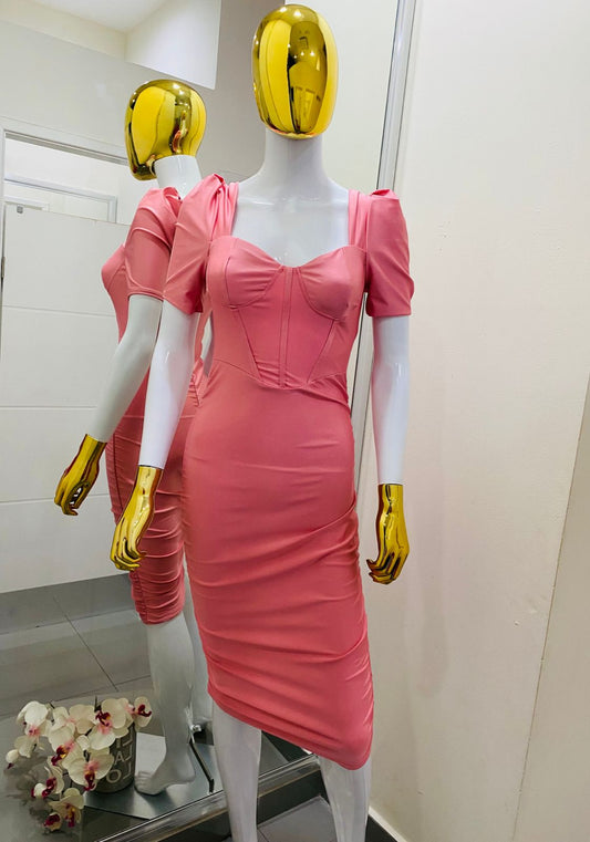 Vestido Licra Satinado