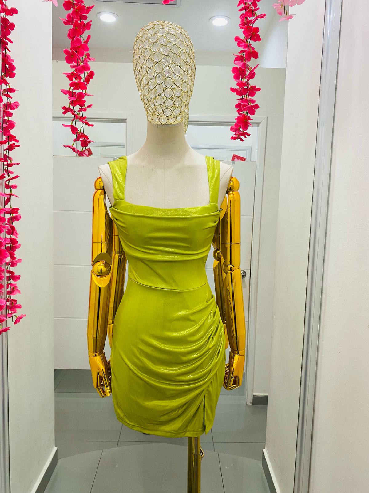 Vestido Limón Satinado