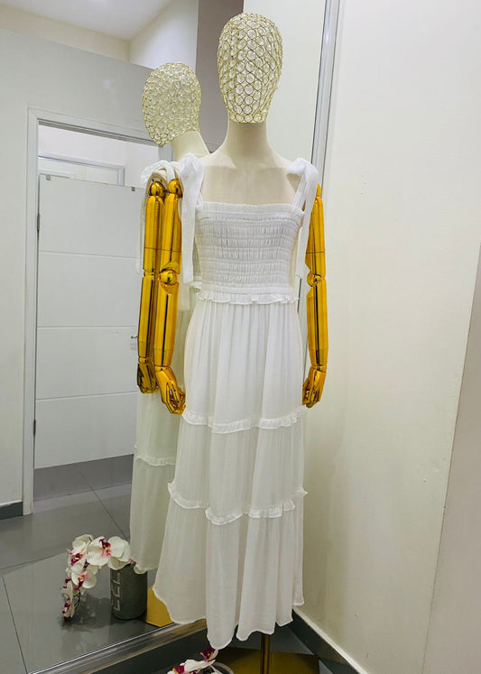 Vestido Elástico Moño