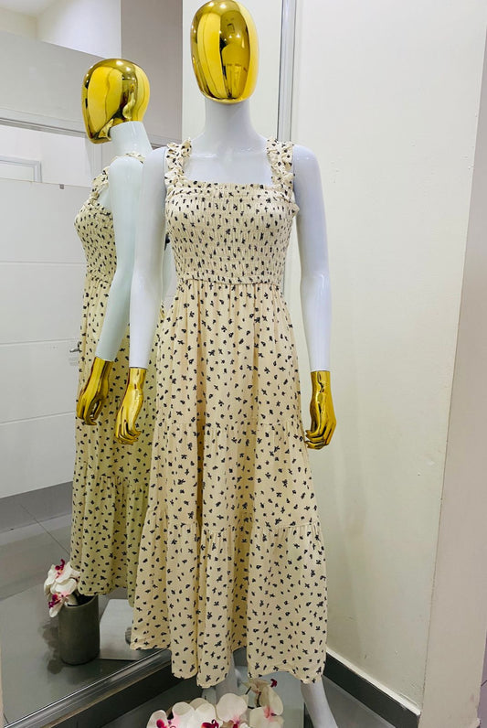Vestido Elástico Estampado