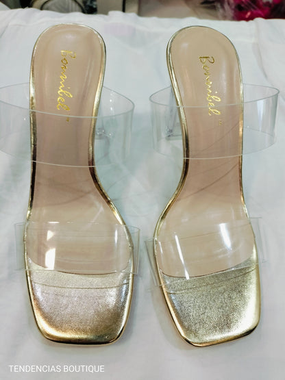 Zapatilla Transparente