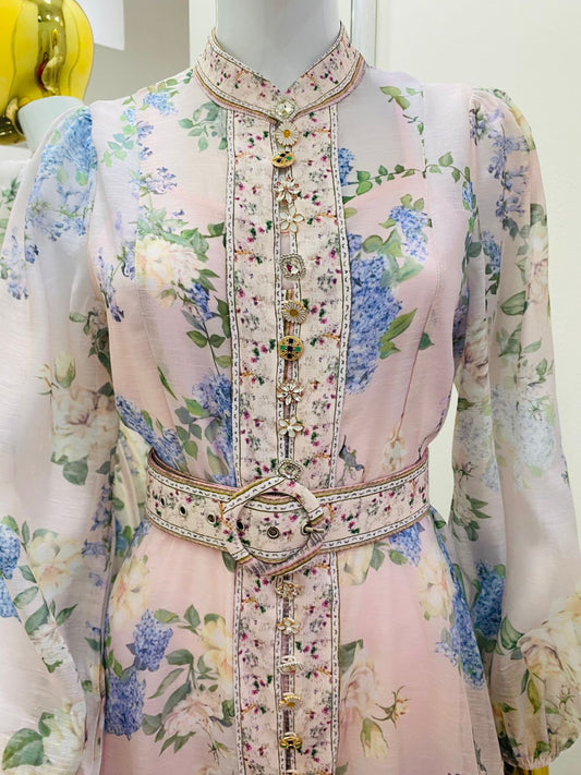 Vestido Botones Cristales